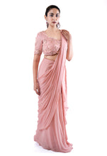 Load image into Gallery viewer, Rosebud Concept Saree Set