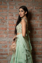 Load image into Gallery viewer, Honey Dew Lehenga Set