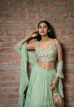 Load image into Gallery viewer, Honey Dew Lehenga Set