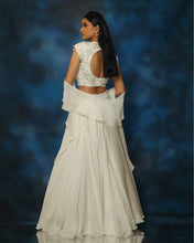 Load image into Gallery viewer, Bay Salt Zinnia Lehenga