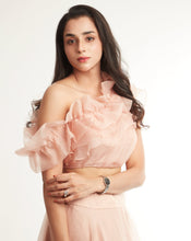 Load image into Gallery viewer, Charita Varma in Rosebud Ruffle Skirt Set