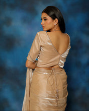 Load image into Gallery viewer, Galah Tissue Saree Set