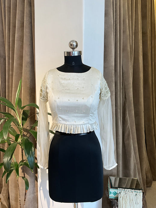 Bay Salt Pearl Blouse