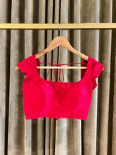 Load image into Gallery viewer, Fuchsia Silk Blouse