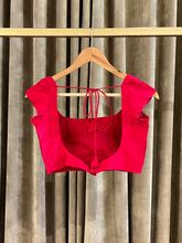 Load image into Gallery viewer, Fuchsia Silk Blouse