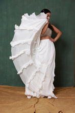 Load image into Gallery viewer, Bay Salt Ruffle Lehenga