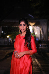 Chandini Chowdhary in Cinnabar Suit Set