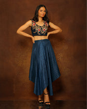 Load image into Gallery viewer, Sapphire Blue Bow Co-ord Set