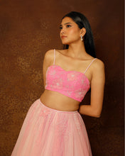 Load image into Gallery viewer, Rose Pink Dandelion Bustier