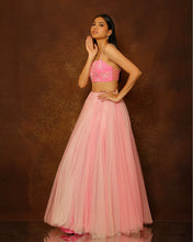 Load image into Gallery viewer, Rose Pink &amp; Bay Salt Skirt Set