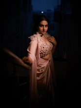 Load image into Gallery viewer, Ayeshaa Khan in Rosebud Embellished Cape Set