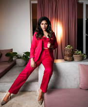 Load image into Gallery viewer, Anjali in Fuchsia Power Suit