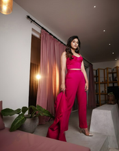 Load image into Gallery viewer, Anjali in Fuchsia Power Suit