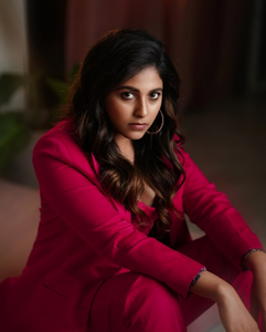 Anjali in Fuchsia Power Suit