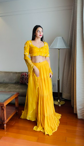 Anu Rao in Tuscan Sun Lehenga Set