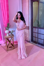 Load image into Gallery viewer, Gazal Dua in Rosebud Ruffle Pearl Saree Set