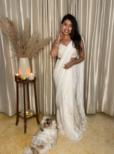 Load image into Gallery viewer, Trishala Kamath in Bay Salt Concept Saree Set