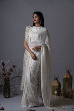 Load image into Gallery viewer, Bay Salt Embellished Saree Set