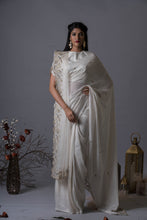 Load image into Gallery viewer, Bay Salt Embellished Saree Set