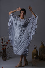 Load image into Gallery viewer, Cloud Blue Pearls Kaftan