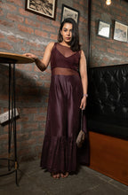 Load image into Gallery viewer, Mahogany Sheer Jumpsuit