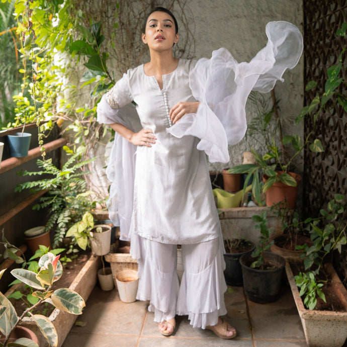 Cloud Blue Dupatta