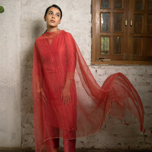 Cinnabar Dupatta