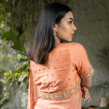 Load image into Gallery viewer, Peach Embellished Blouse