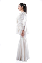 Load image into Gallery viewer, Bay Salt Ruffle Dress