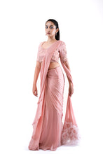 Load image into Gallery viewer, Rosebud Concept Saree