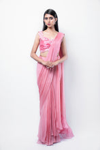 Load image into Gallery viewer, Rose Pink Concept Saree