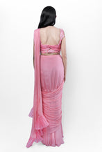 Load image into Gallery viewer, Rose Pink Concept Saree