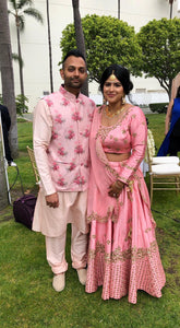 Puja Patel in Rosebud Lehenga Set