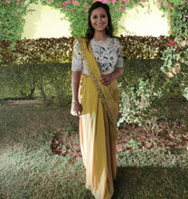 Load image into Gallery viewer, Neethi Gulati in Tuscan Sun Concept Saree Set