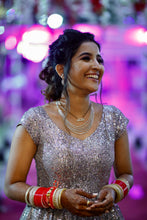 Load image into Gallery viewer, Shiwangi Vijaywargiya in Silver Sequin Gown