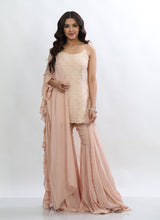 Load image into Gallery viewer, Malvika Sharma in Rosebud Beaded Gharara Set