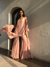 Load image into Gallery viewer, Esha Rao in Rosebud Beaded Gharara Set