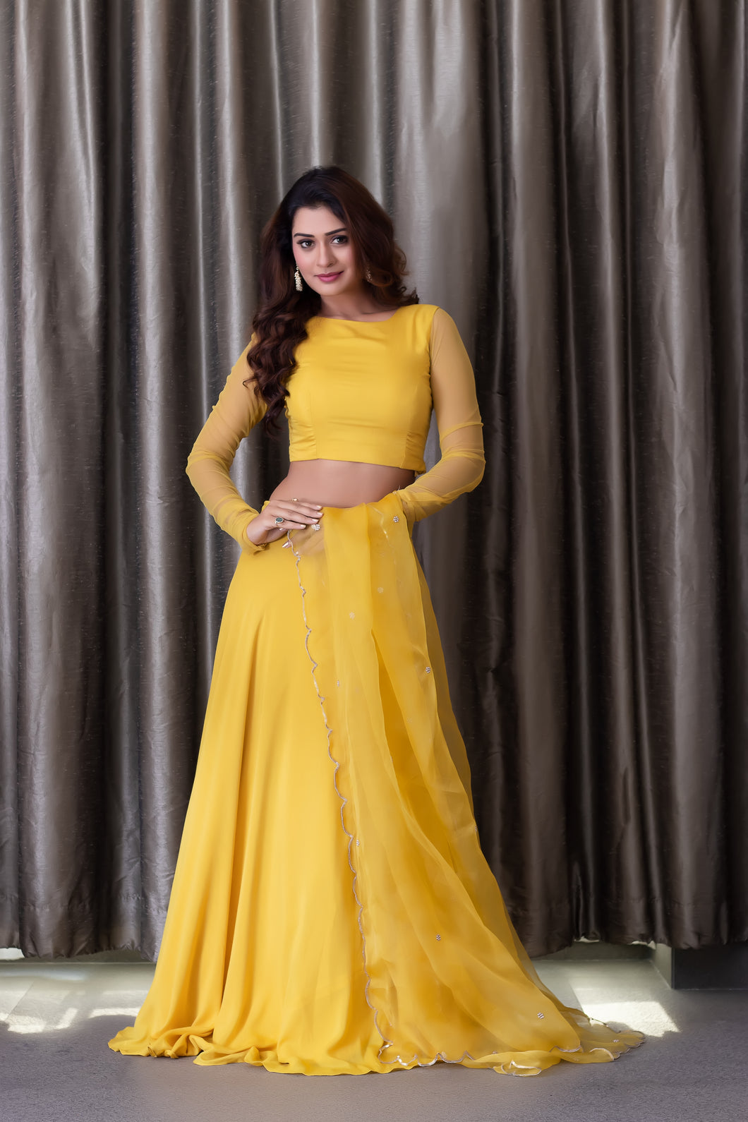 Payal Rajput in Tuscan Sun Lehenga Set