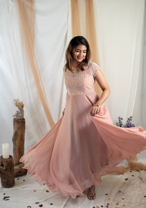 Rosebud Beaded Gown