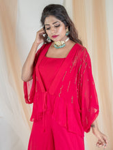 Load image into Gallery viewer, Fuchsia Kimono Jacket