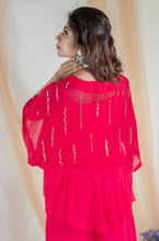 Load image into Gallery viewer, Fuchsia Kimono Jacket