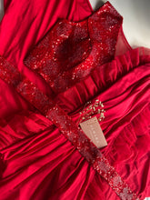 Load image into Gallery viewer, Ruby Red Embellished Blouse