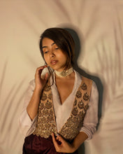 Load image into Gallery viewer, Trishala Kamath in Rosebud Embellished Jacket