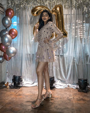 Load image into Gallery viewer, Esha Rao in Rosebud Embellished Dress